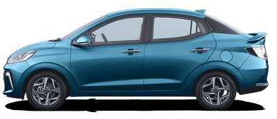 Hyundai Aura SX 1.2 Petrol Sub Compact Sedan Petrol 4 Airbags (Driver, Front Passenger, Driver Side, Front Passenger Side) Yes (Manual) Android Auto (Yes), Apple Car Play (Yes) Typhoon silver, Starry night, Teal blue, Atlas white, Fiery red, Titan grey