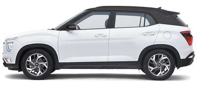 Hyundai Creta S+ 1.5 Petrol Knight Dual Tone SUV (Sports Utility Vehicle) Petrol 6 Airbags (Driver, Front Passenger, 2 Curtain, Driver Side, Front Passenger Side) 1.5, MPi Petrol Atlas white + Abyss black 3 Star (Global NCAP)