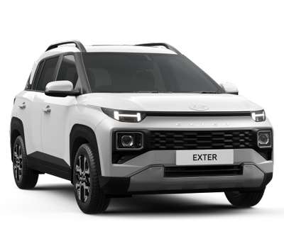 Hyundai Exter SX (O) Connect 1.2 AMT SUV (Sports Utility Vehicle) Petrol 19.2 km/l 6 Airbags (Driver, Front Passenger, 2 Curtain, Driver Side, Front Passenger Side) 1.2 Kappa Petrol Cosmic blue, Ranger khaki, Starry night, Fiery red, Atlas white, Titan grey