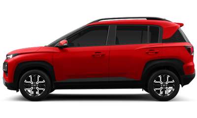 Hyundai Exter EX (O) 1.2 MT SUV (Sports Utility Vehicle) Petrol 6 Airbags (Driver, Front Passenger, 2 Curtain, Driver Side, Front Passenger Side) 19.4 km/l Yes (Manual) Cosmic blue, Ranger khaki, Starry night, Fiery red, Atlas white, Titan grey
