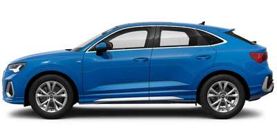 Audi Q3 SUV (Sports Utility Vehicle) Petrol 6 Airbags (Driver, Front Passenger, 2 Curtain, Driver Side, Front Passenger Side) 2.0L TFSI Turbocharged I4 Turbo blue (Solid), Glacier white (Metallic), Mythos black (Metallic), Navarra blue (Metallic), Chronos grey (Metallic) 5 Star (Euro NCAP)