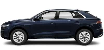 Audi Q8 Limited Edition SUV (Sports Utility Vehicle) Petrol 8 Airbags (Driver, Passenger, 2 Curtain, Driver Side, Front Passenger Side, 2 Rear Passenger Side) 3.0L Turbocharged FSI V6 Carrara white (Solid), Dragon orange (Metallic), Matador red (Metallic), Mythos black (Metallic), Navarra blue (Metallic), Samurai gray (Metallic), Tamarind brown (Metallic), Waitomo blue (Metallic) 5 Star (Euro NCAP)