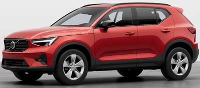 Volvo XC40 B4 Ultimate Compact SUV (Sports Utility Vehicle) Mild Hybrid (Electric + Petrol) 12.18 km/l 7 Airbags (Driver, Front Passenger, 2 Curtain, Driver Knee, Driver Side, Front Passenger Side) Four-cylinder  turbo-charged Petrol engine Black stone (Solid), Onyx black (Metallic), Fusion red (Metallic), Thunder grey (Metallic), Fjord blue (Metallic), Silver dawn (Metallic), Bright dusk (Metallic), Crystal white 5 Star (Euro NCAP)
