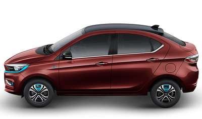 Tata Tigor EV XZ Plus Subcompact Electric Hatchback Electric 2 Airbags (Driver, Front Passenger) Permanent Magnet Synchronous Motor (PMSM) Magnetic red, Signature teal blue, Daytona grey 4 Star (Global NCAP)