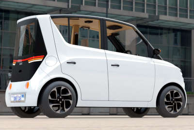 PMV EaS-E Electric Microcar (4 Wheeler Quadricycle) Electric Dual tone and Single metallic finish Passionate Red Peppy Orange Funky Yellow Royal Beige Deep Green Sparkle Silver Brilliant White Majestic Blue Vintage Brown Rustic Charcoal Pure Black