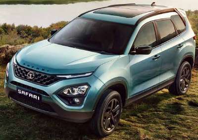 Tata Safari XZA+ 6S Adventure (2021 - 2023) SUV (Sports Utility Vehicle) Diesel 14.08 km/l 6 Airbags (Driver, Front Passenger, 2 Curtain, Driver Side, Front Passenger Side) 2.0 L Kryotec Oberon black, Orcus white adventure, Tropical mist adventure