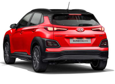 Hyundai Kona Electric Premium Dual Tone Electric SUV (Sports Utility Vehicle) Electric Yes (Automatic Climate Control) Android Auto (Yes), Apple Car Play (Yes) Titan grey with phantom black roof Fiery red with phantom black roof Polar white with phantom black roof ₹  24.03 Lakh