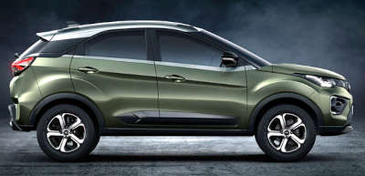 Tata Nexon XZ+ (S) Dual tone SUV (Sports Utility Vehicle) Petrol 17.33 km/l Yes (Automatic Climate Control) Android Auto (Yes), Apple Car Play (Yes) Foliage Green Calgary White Flame Red Daytone Grey Royal Blue ₹  11.60 Lakh