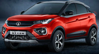 Tata Nexon XM (2017 - 2023) SUV (Sports Utility Vehicle) Petrol 2 Airbags (Driver, Passenger) 17.33 km/l Yes (Manual) Foliage Green Calgary White Flame Red Daytone Grey