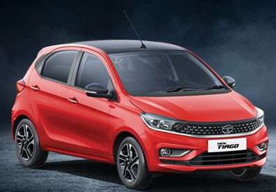 Tata Tiago XZ+ Hatchback Petrol 2 Airbags (Driver, Passenger) 19.01 km/l Yes (Automatic Climate Control) Android Auto (Yes), Apple Car Play (Yes) Flame red, Opal white, Midnight plum, Daytona grey, Arizona blue