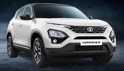 Tata Harrier XZA+ DT (2020 - 2023) SUV (Sports Utility Vehicle) Diesel 14.6 km/l 6 Airbags (Driver, Passenger, 2 Curtain, Driver Side, Front Passenger Side) 2.0 L Kryotec Orcus white with Black roof, Calypso red with Black roof