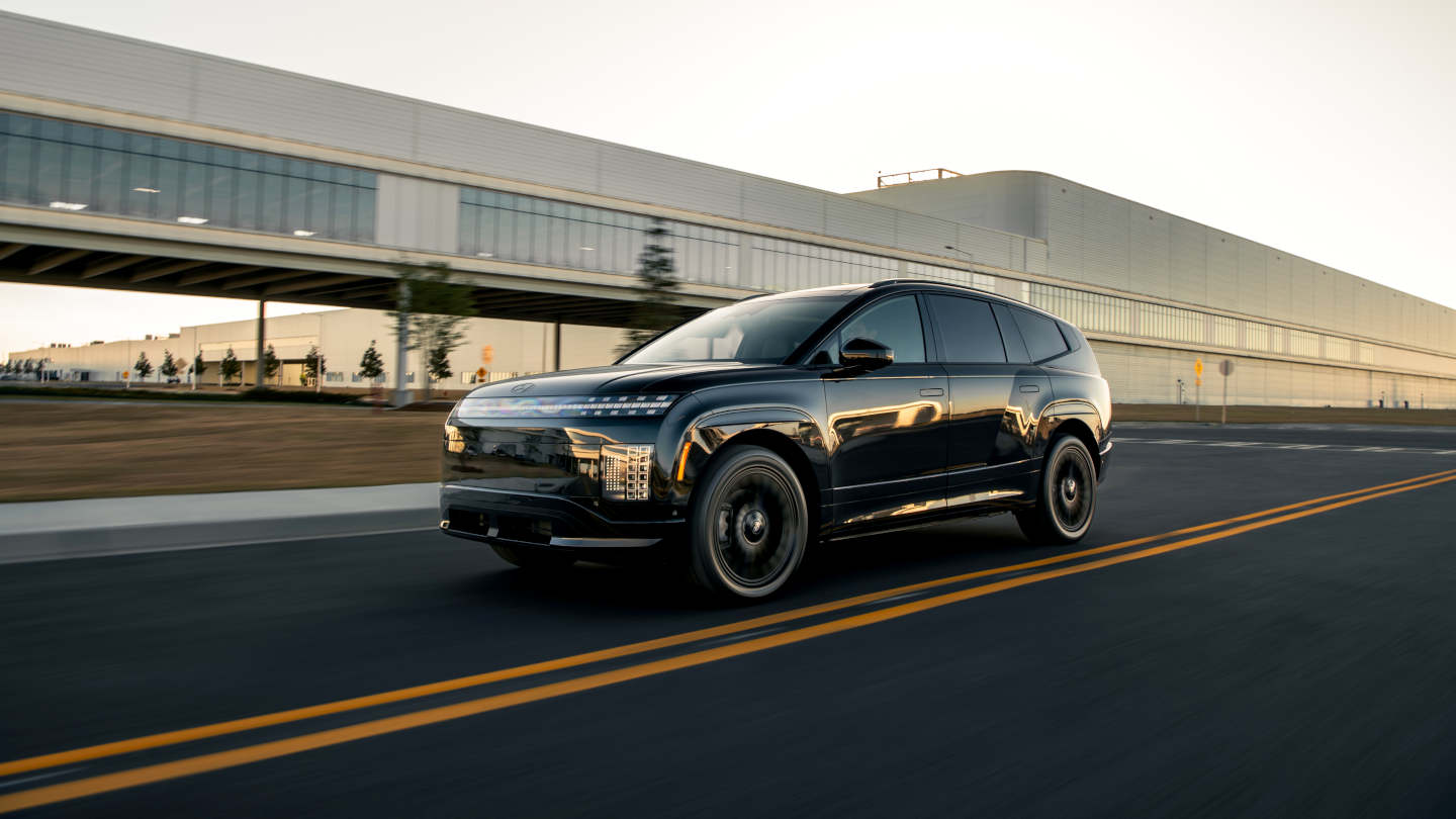 Hyundai’s Ultra-Luxury EV SUV Finally Goes Full Stealth