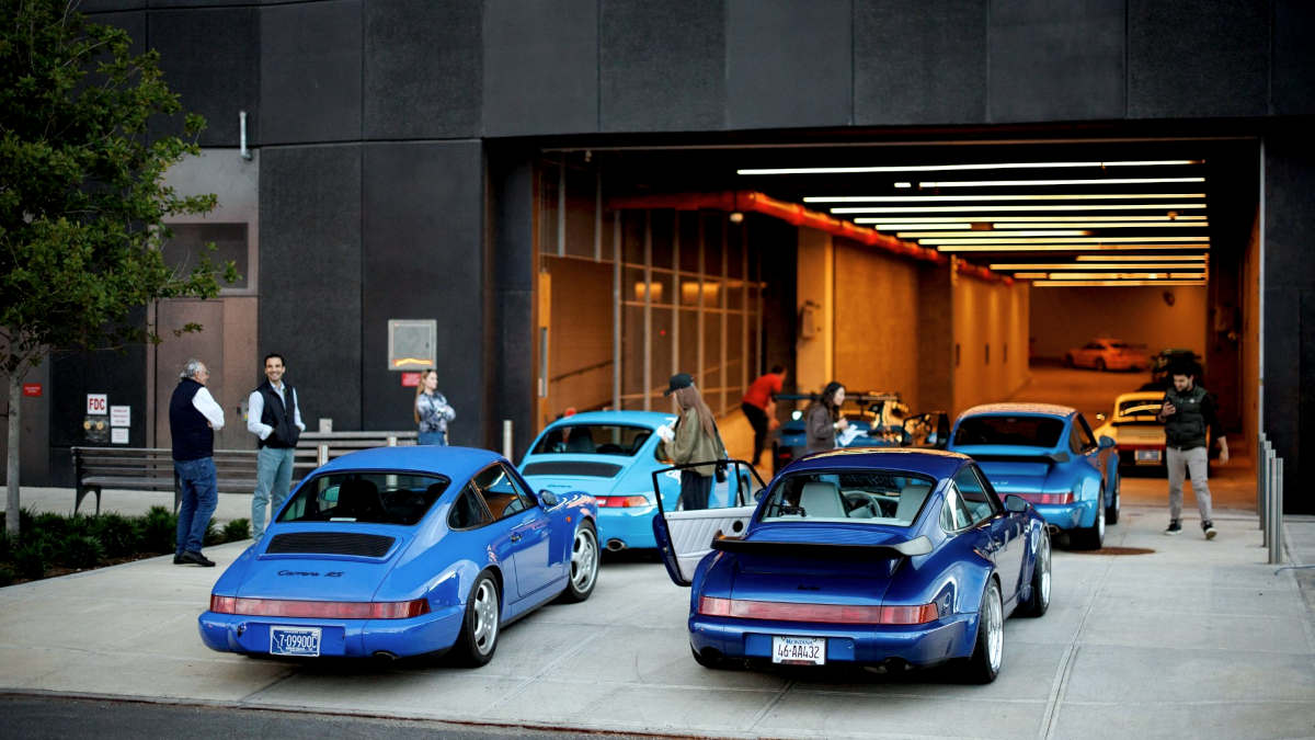 Porsche Paint-to-Sample Rare Shades 7 Exhibition Debuts in New York