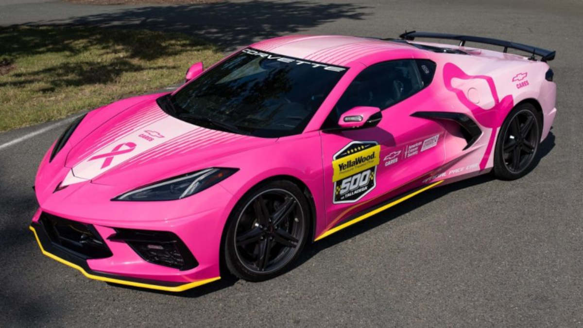 Pink Corvette Stingray Returns to Lead NASCAR Cup Series