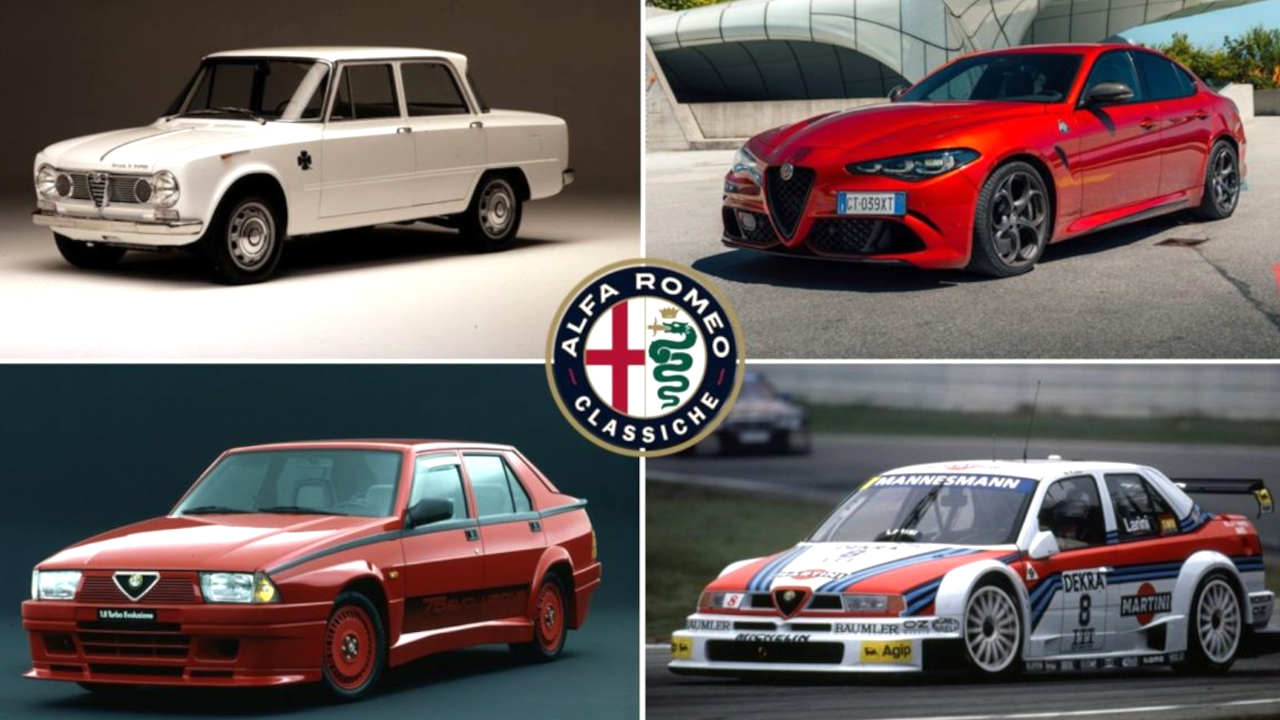 Alfa Romeo Highlights Sports Saloons at Auto e Moto d'Epoca