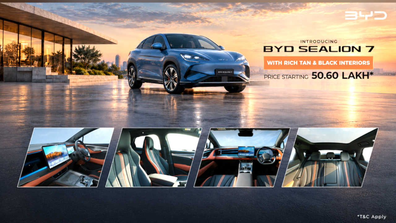 BYD SEALION 7 Festive Edition Launched in India at ₹50.60 Lakh, Limited to 150 Units