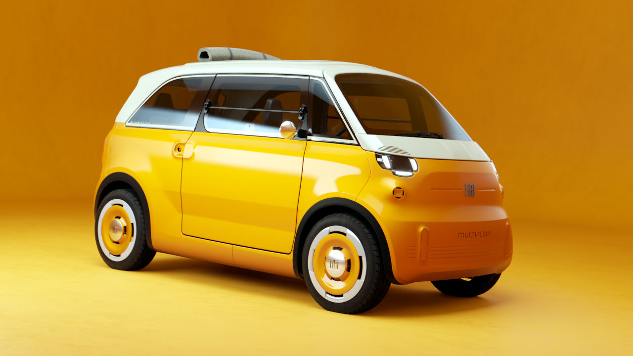 FIAT Multiplina Concept Unveiled as Electric Quadricycle