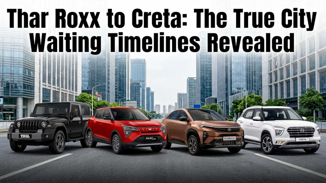 Thar Roxx to Creta: The True City Waiting Timelines Revealed