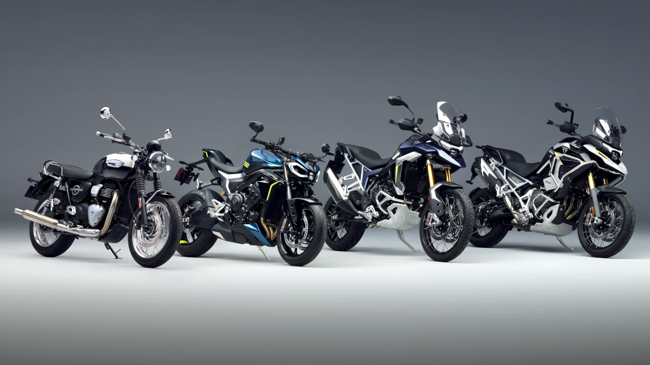 Triumph Unveils Four New 2027 Models: Bonneville T40, Street Triple 798, Tigers