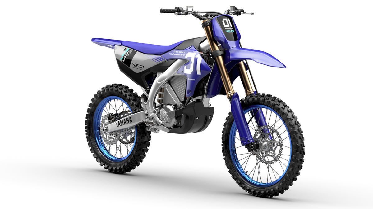 Yamaha Takes On Electric Motocross With YZ450F-Derived YE-01