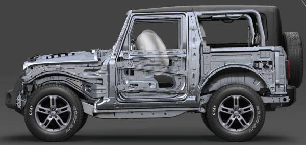 Mahindra Thar LX Convertible Top Petrol AT 4WD