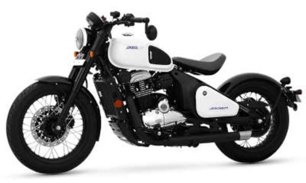 Jawa 42 Bobber Moonstone White