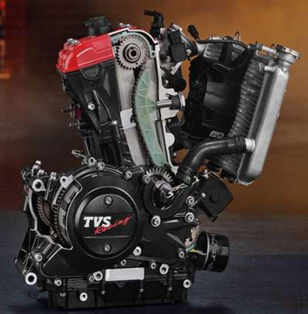 TVS Apache RTR 310 Arsenal Black Without Quickshifter